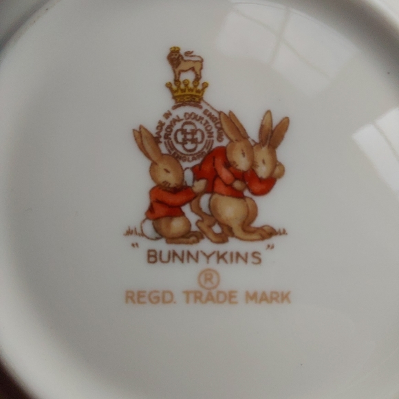 Bunnykins set Bowl and cup Royal Doulton - Picture 4 of 6
